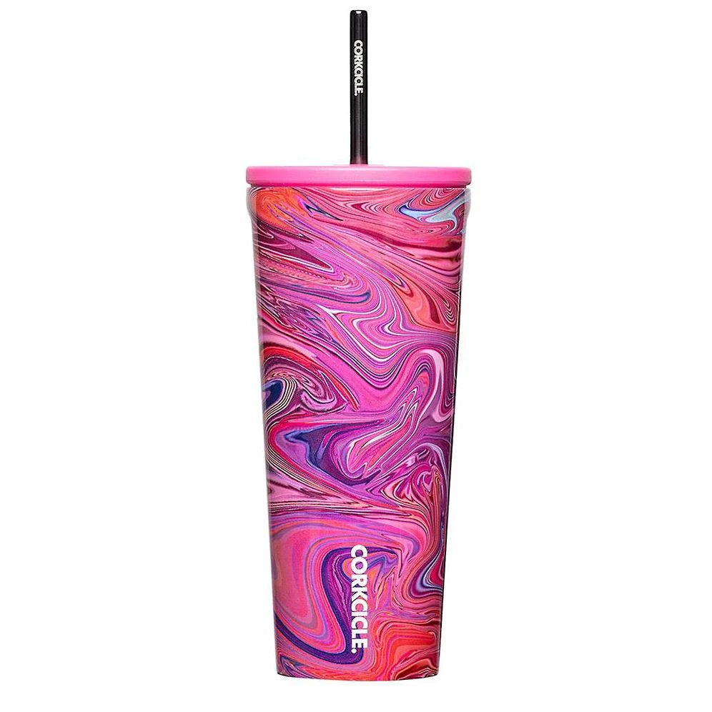 COLD CUP
INSULATED TUMBLER WITH STRAW- Lava Lamp