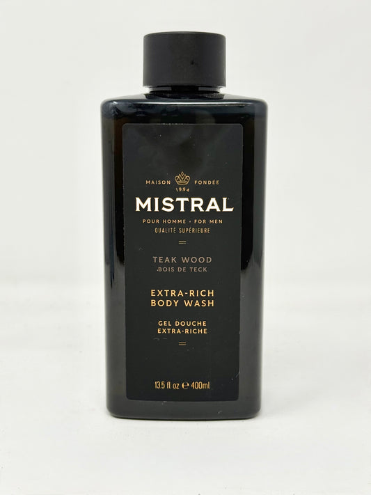 Mistral Teak Wood Extra Rich Body Wash
