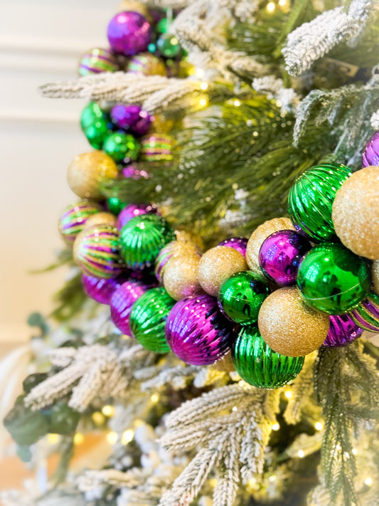 Mardi Gras Stripe Garland