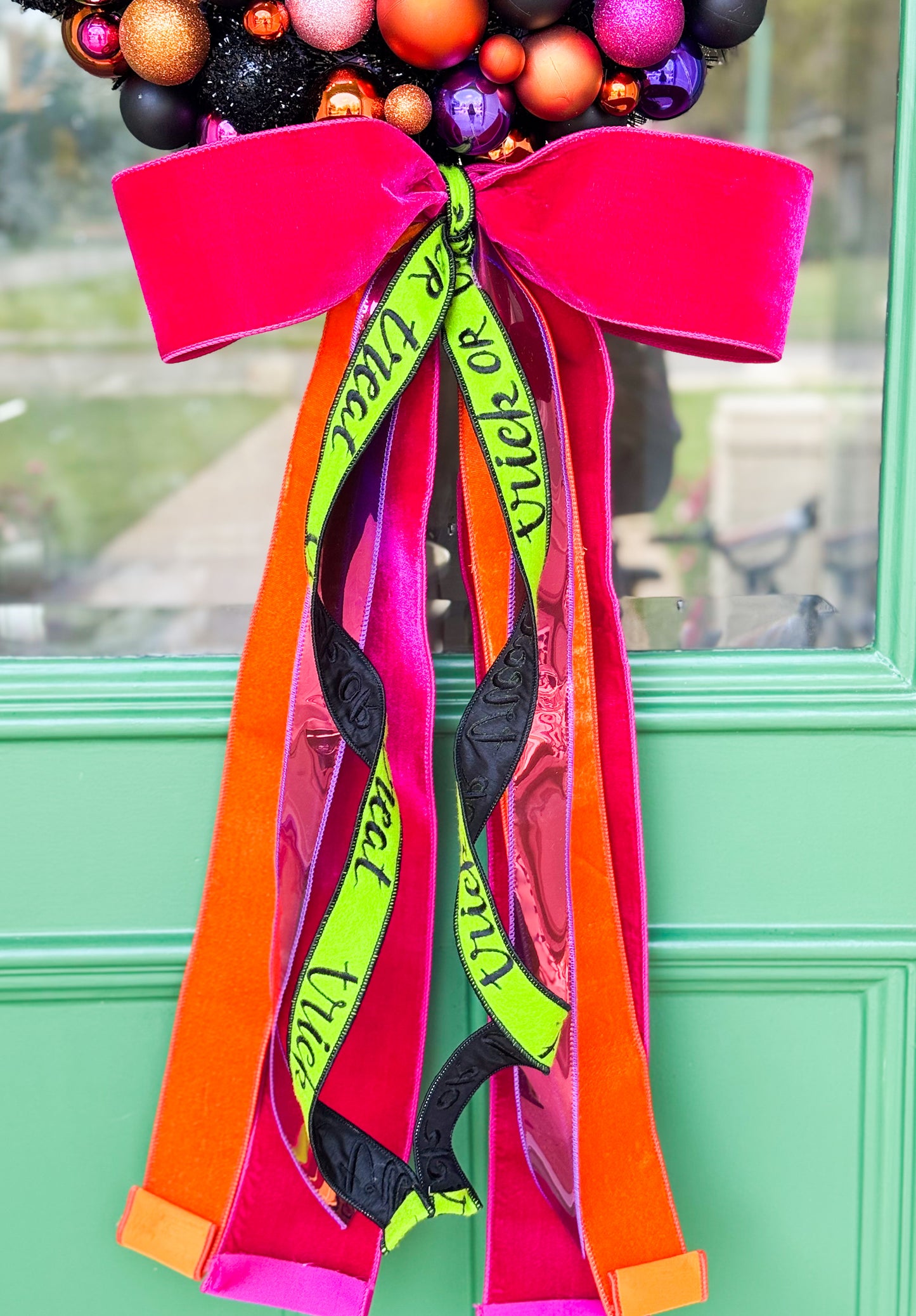Bewitched Baubles Halloween Wreath