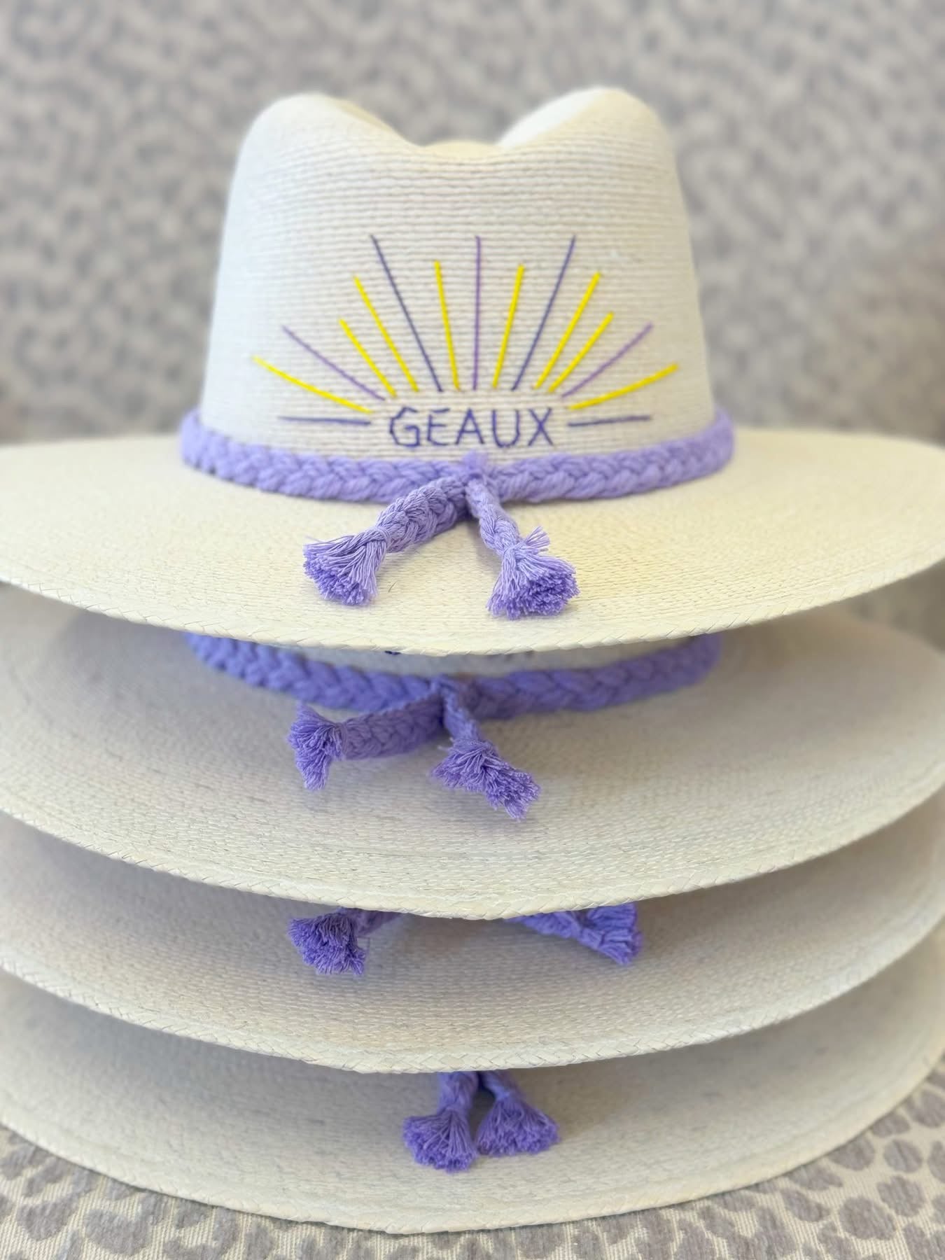 LSU Palm Hat with Stars