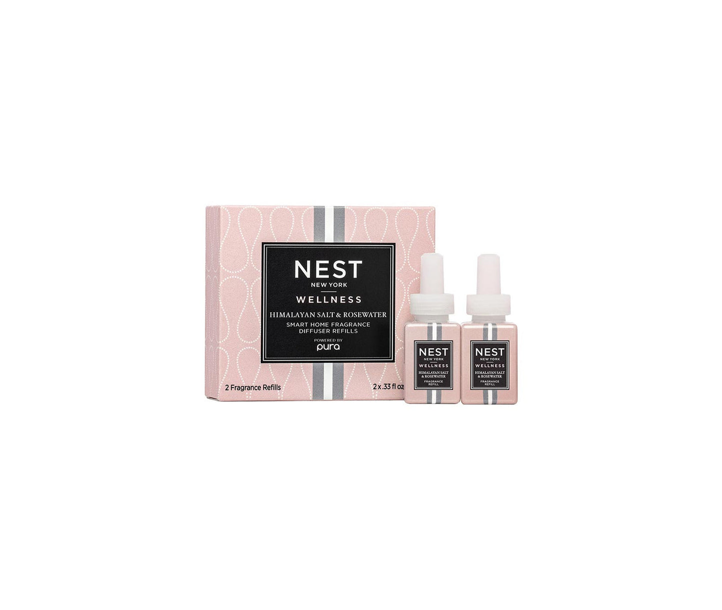 Himalayan Salt & Rosewater Refill Duo for NEST x Pura Smart Home Fragrance Diffuser - Smart Vials