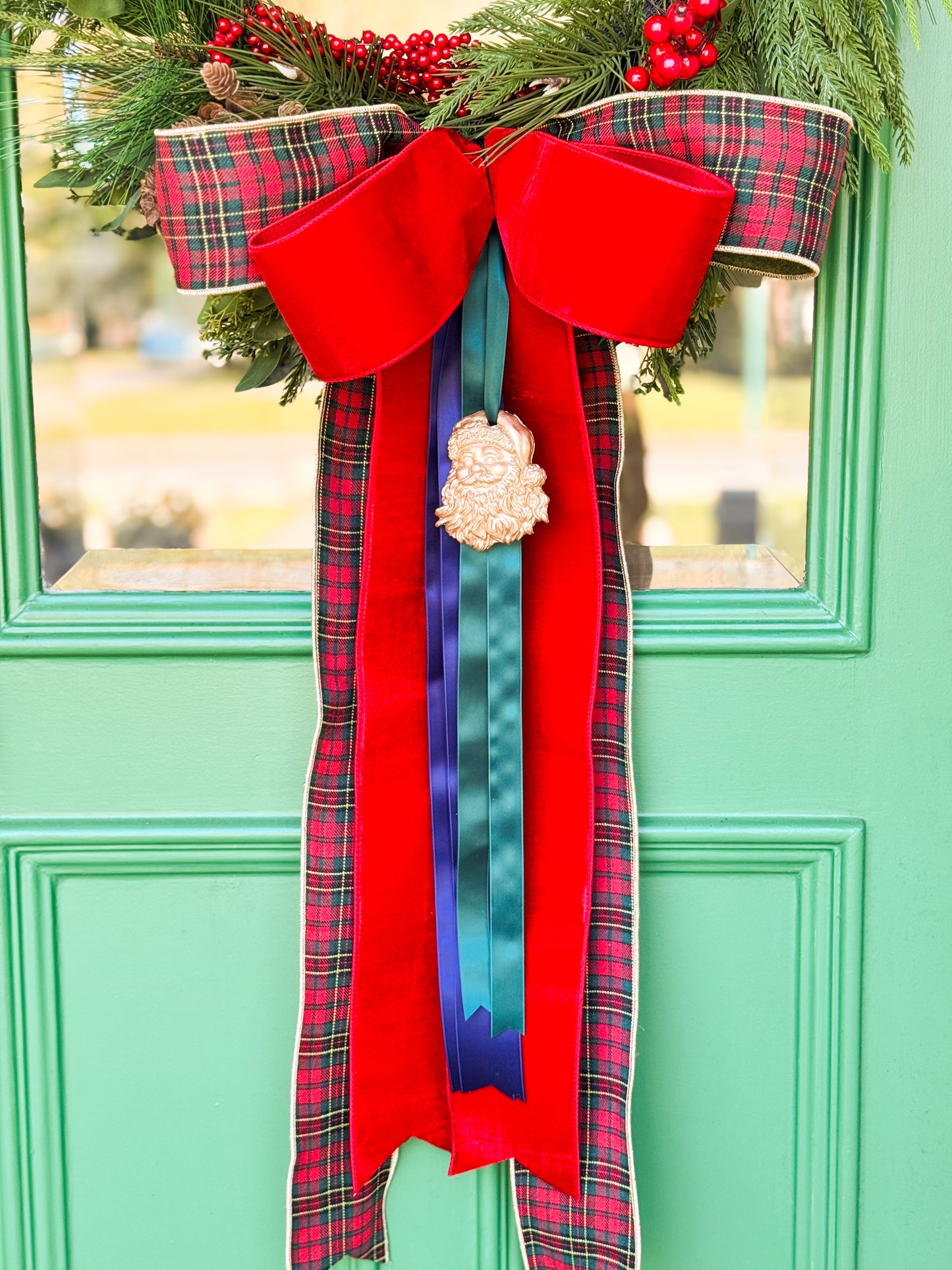 RL Noel Berry Wreath And Bow