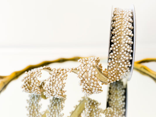 Pearl Vine Ribbon 1.5"X5yd