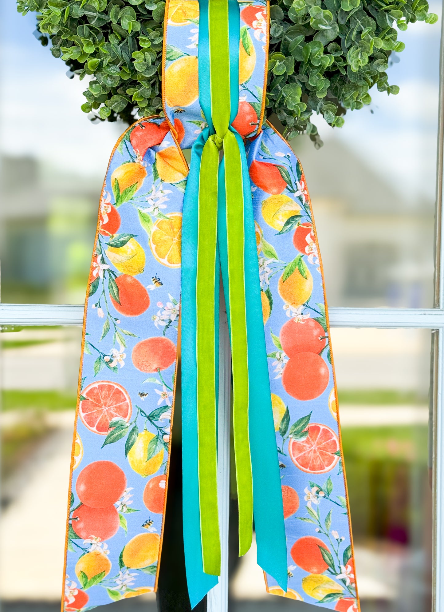 The Summer Citrus Wreath And Sash