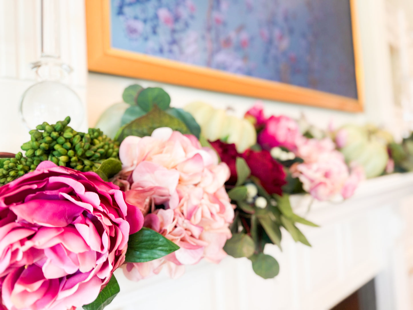 Peony Harvest Fall Décor Box