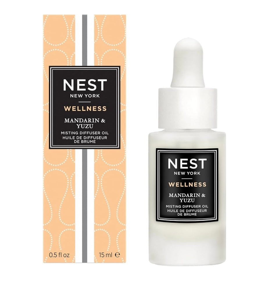 NEST New York Mandarin & Yuzu Diffuser Oil Drops, 0.5 Fluid Ounces