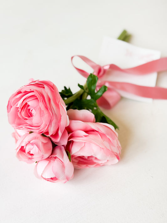 Bubble Gum Pink Cabbage Rose Dance Bouquet