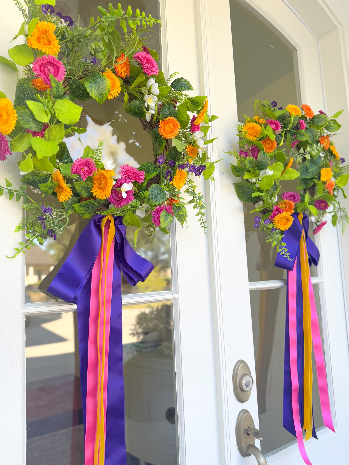 Wildflower Blissful Bow Wreath
