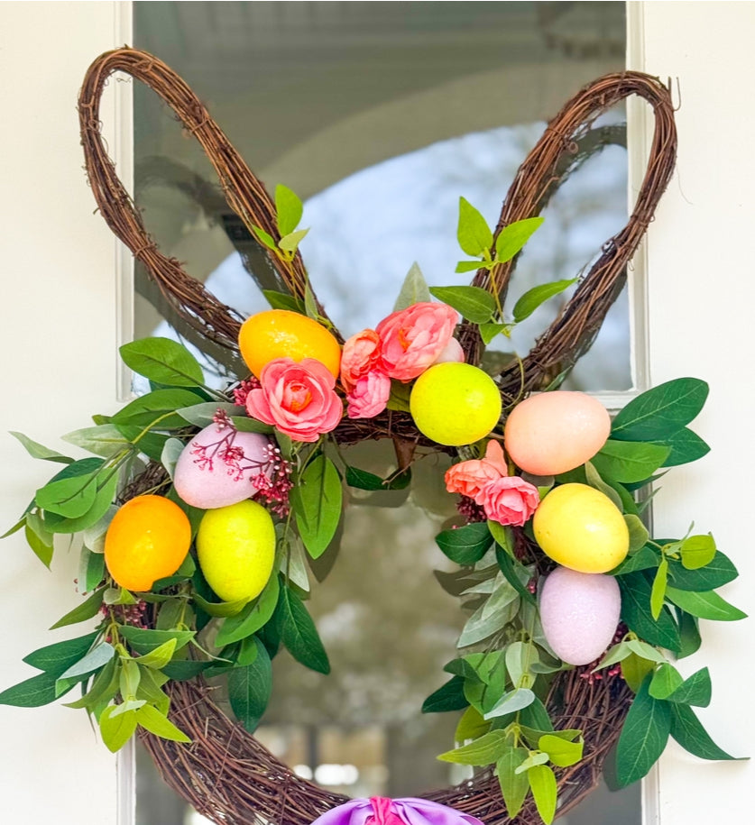 Bunny Beauty Lavender Wreath