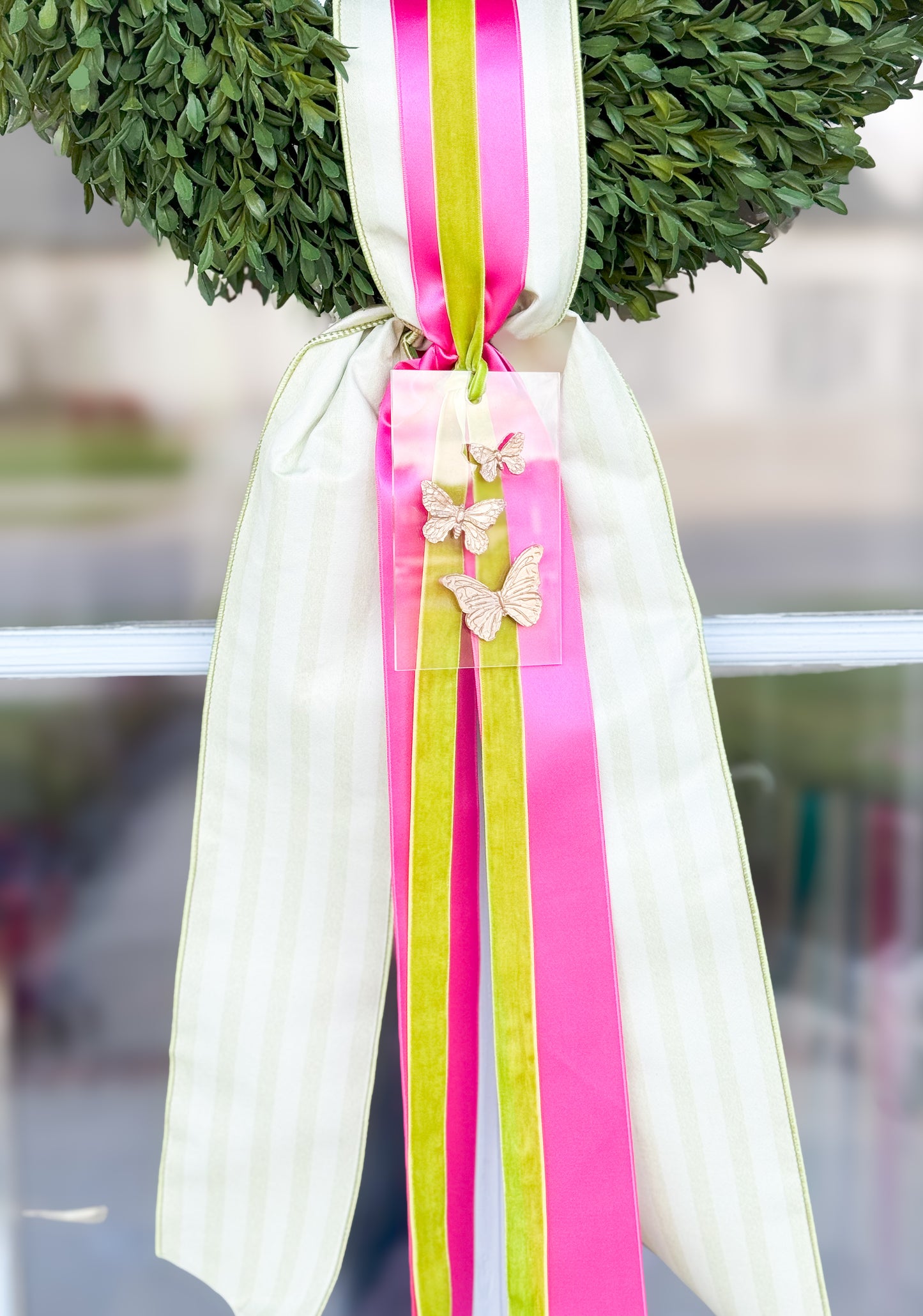 Le Papillon Wreath And Sash