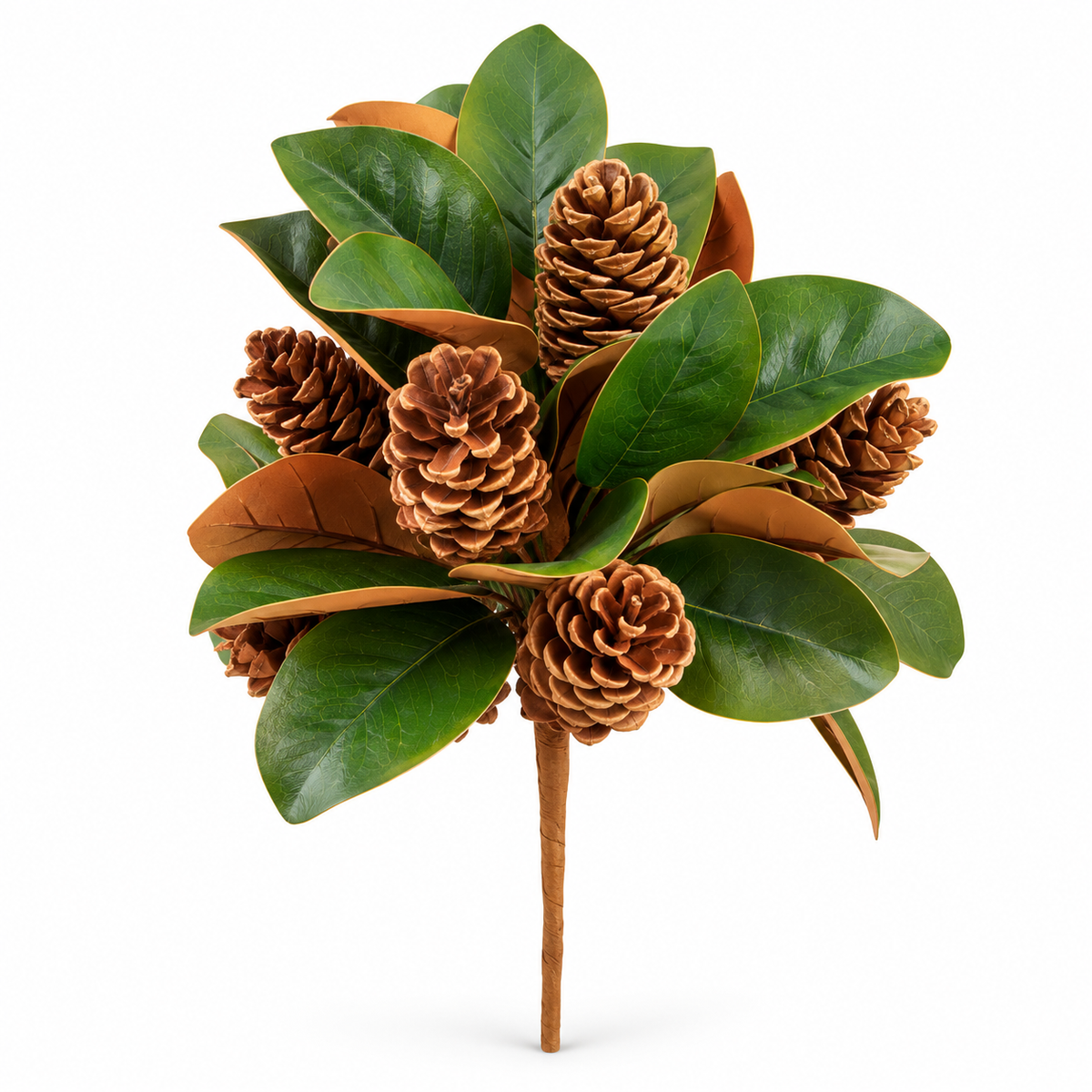 18” Magnolia Leaf and Pine Pick
