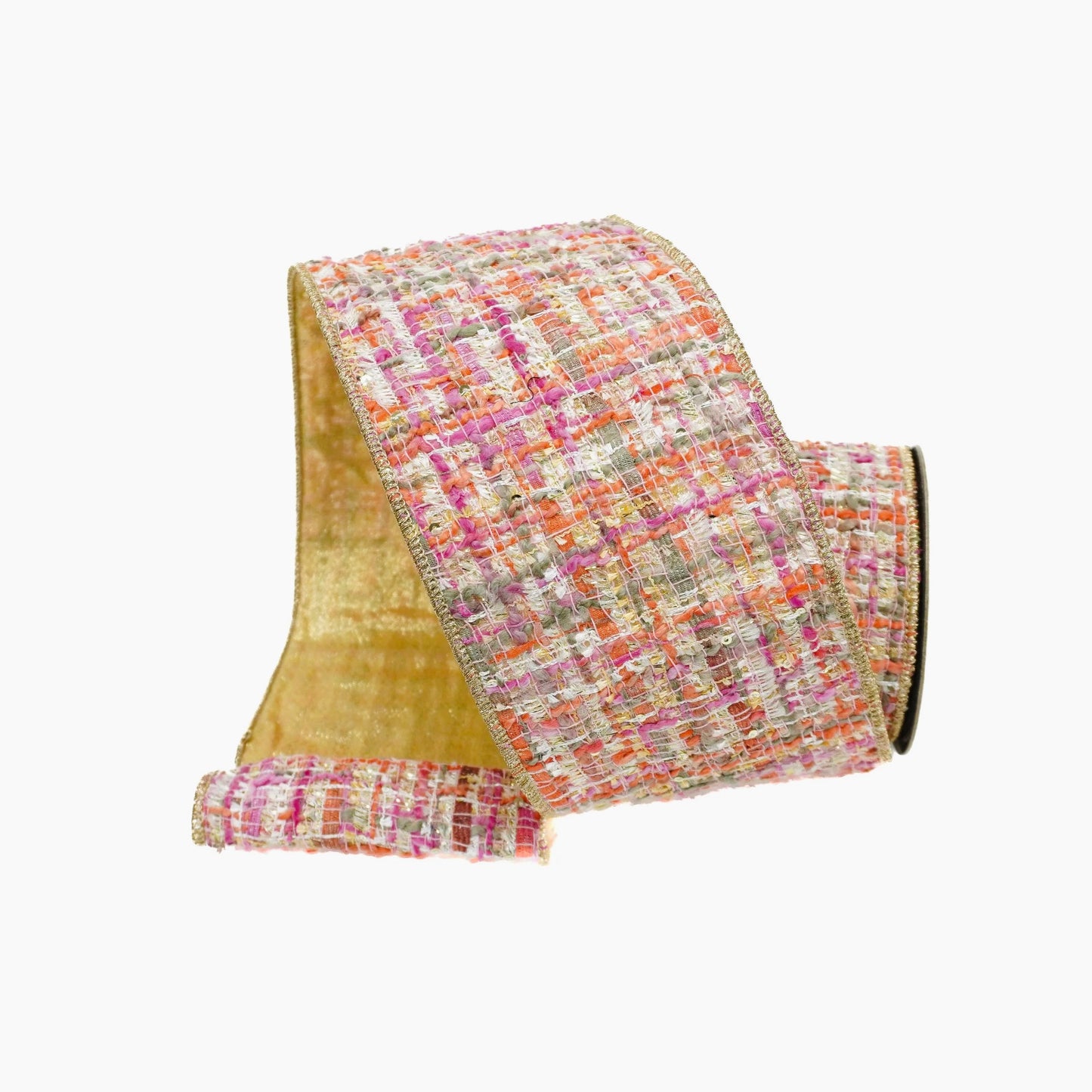 Pink Haute Tweed Ribbon