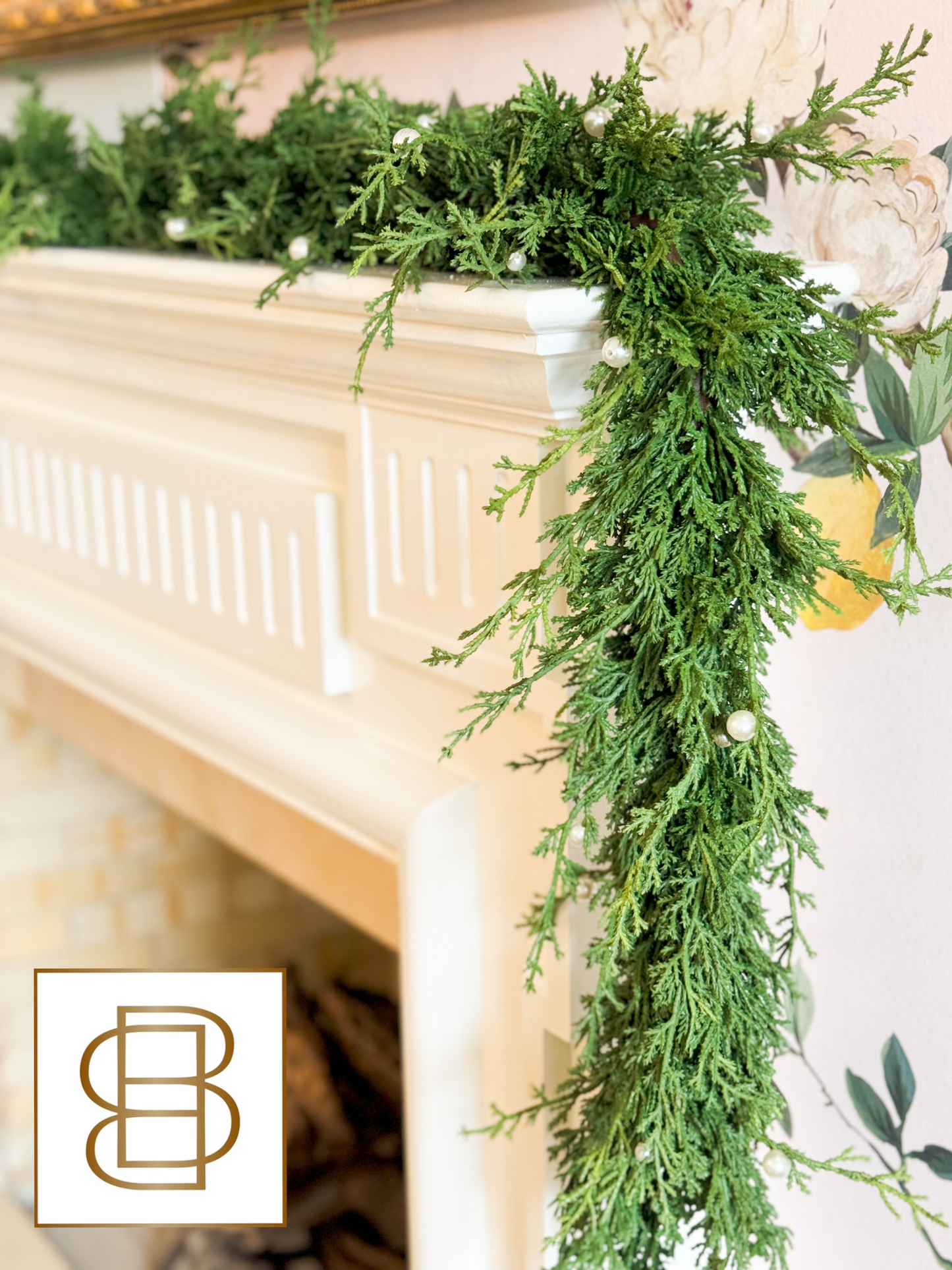 Cedar Pearl Garland