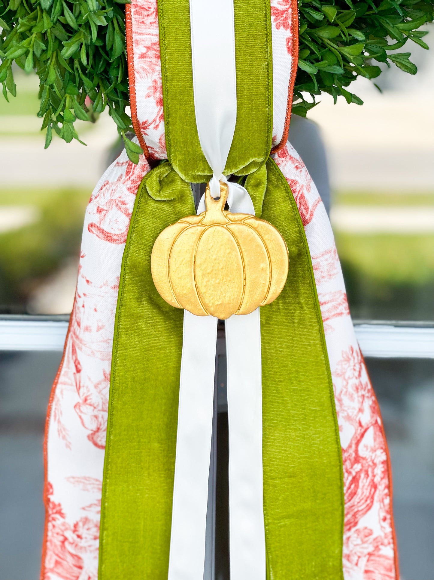 Pumpkin Patch Ribbon Sash And Pumpkin ONLY