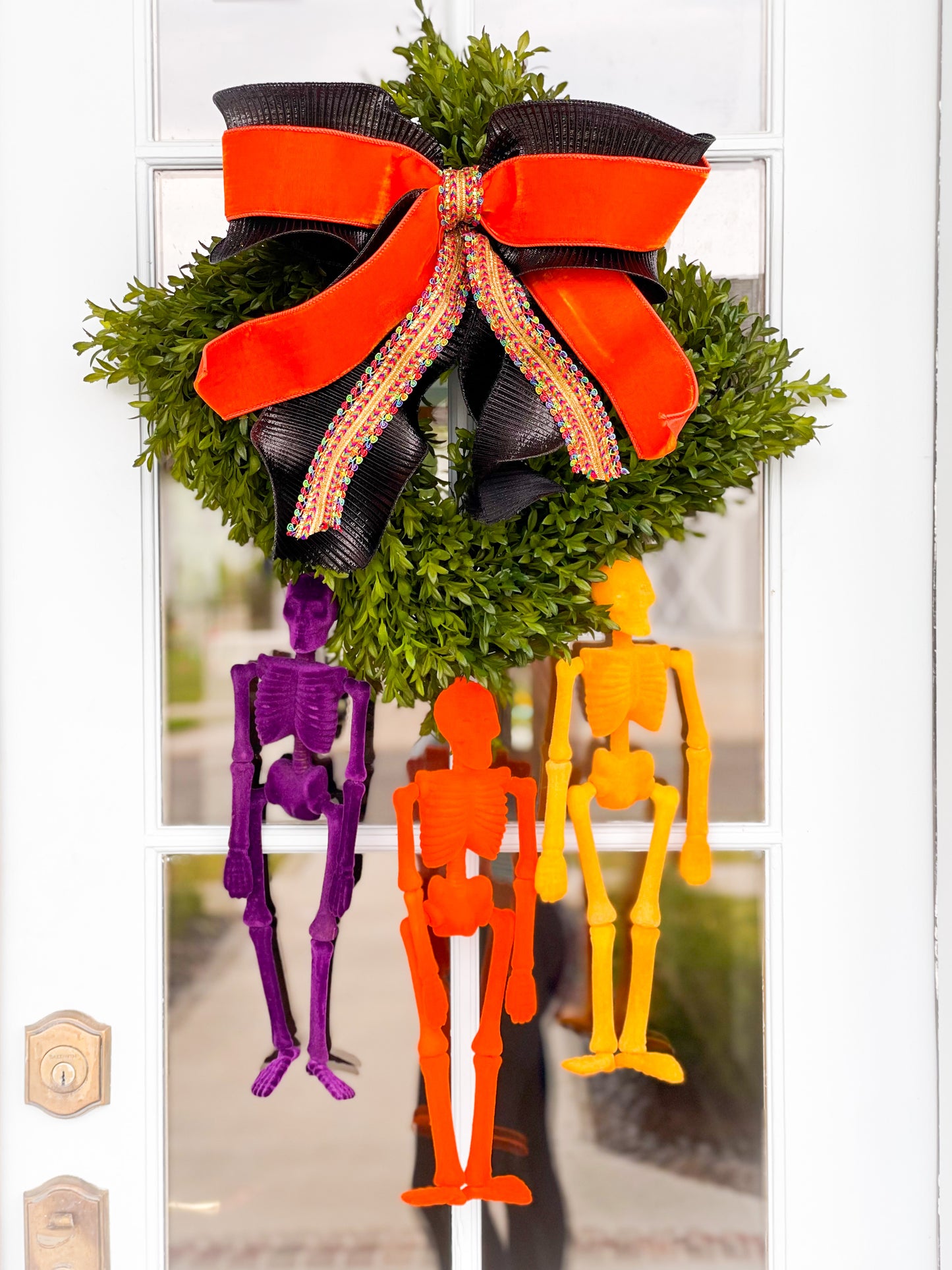 Spooky Scary Skeletons Wreath
