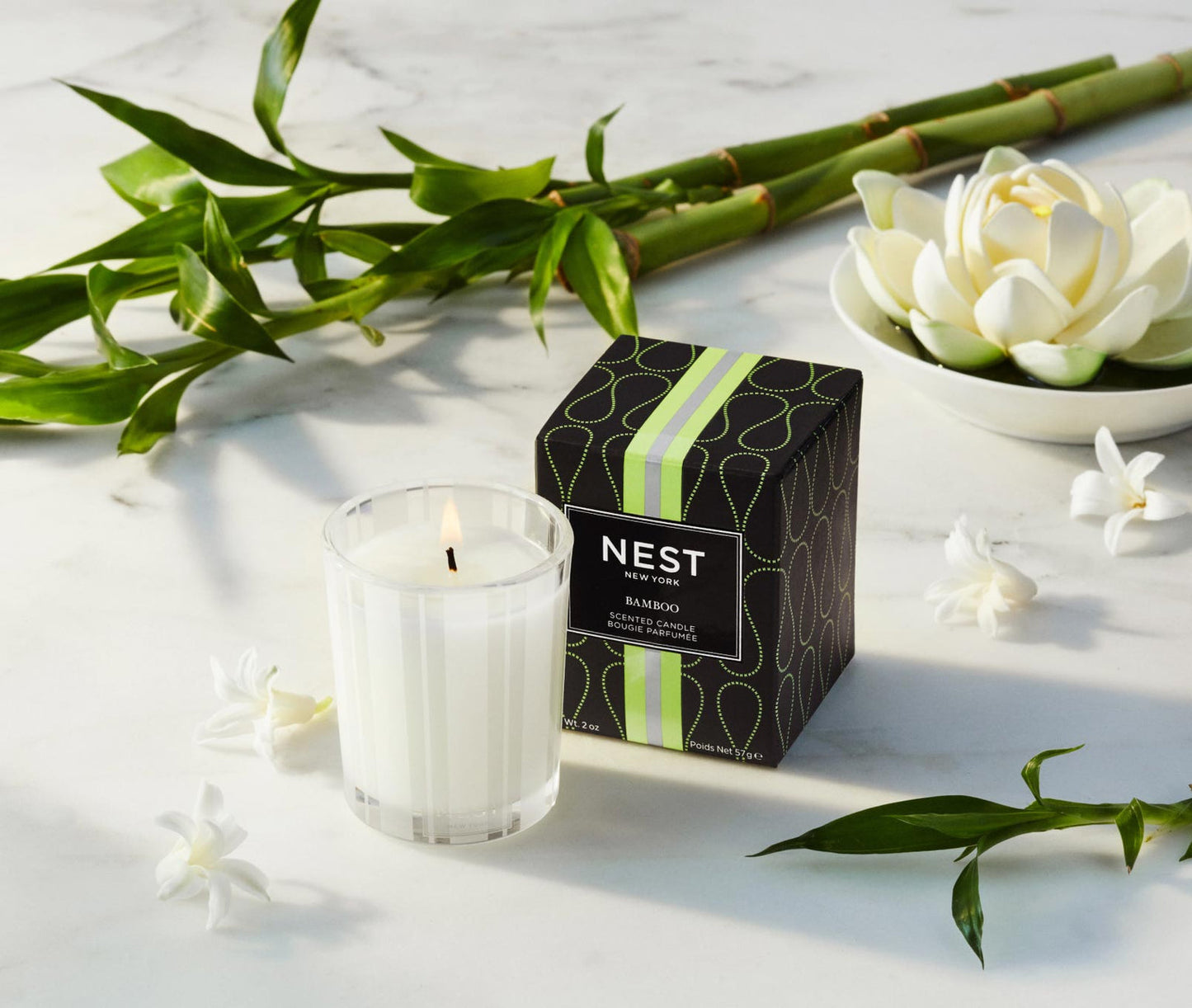 Bamboo Votive Candle
