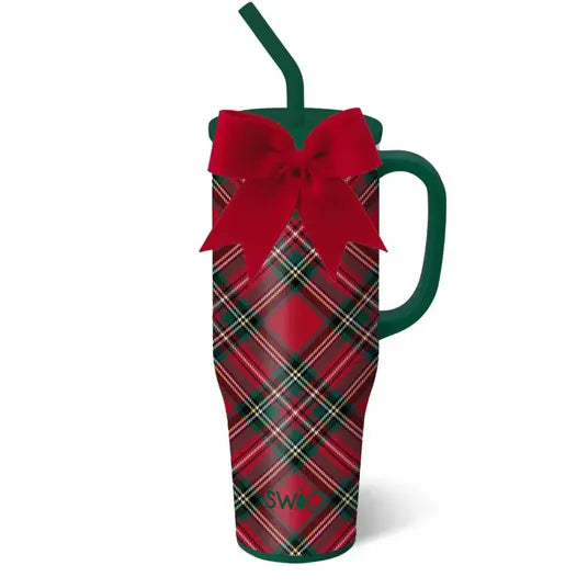Christmas Plaid Mega Mug 40oz Swig Cup