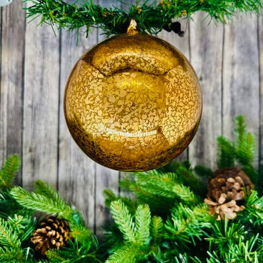 150mm mercury glass ornament hand blown