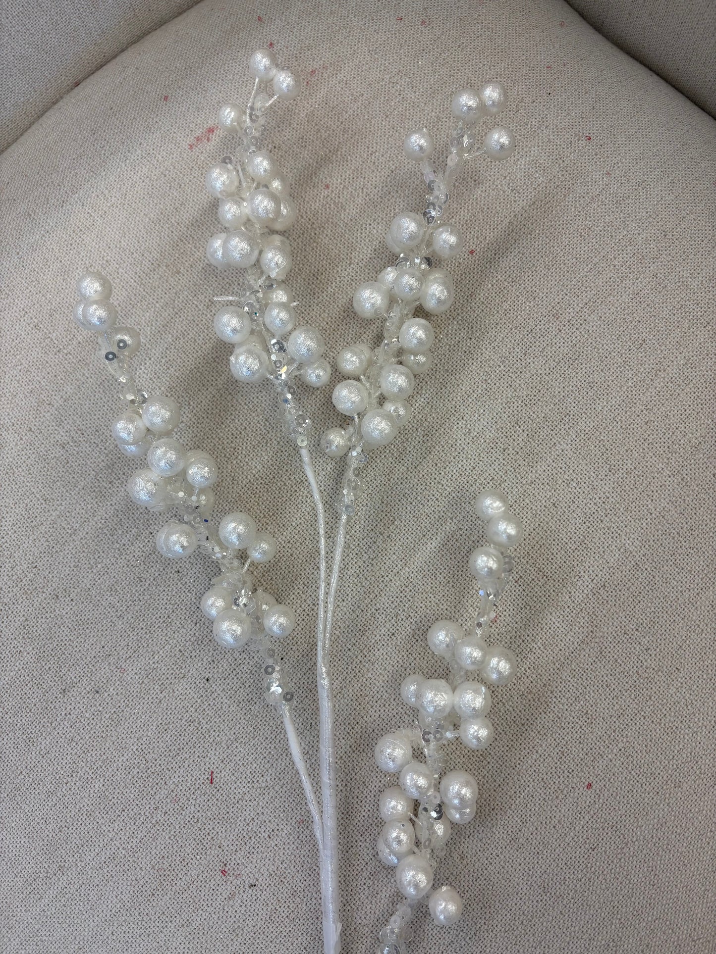 30” Pearl Spray with Willow Pine- Set of 6 each