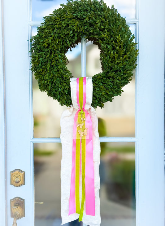 Le Papillon Wreath And Sash