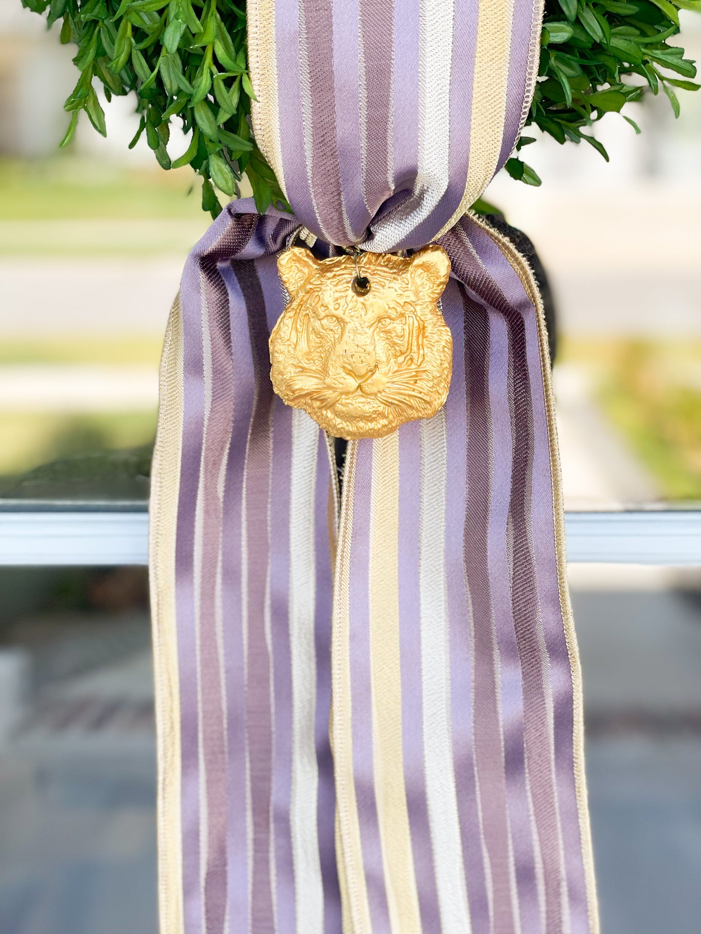Victory Wreath And Sash With Tiger Head