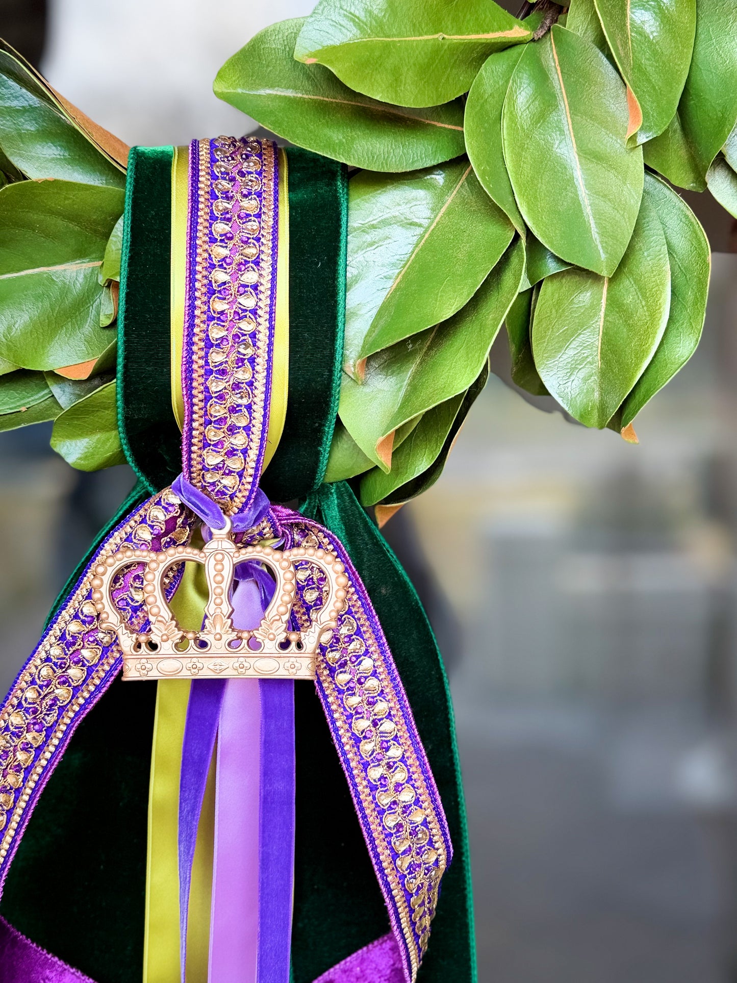 Emerald Reign Magnolia Wreath