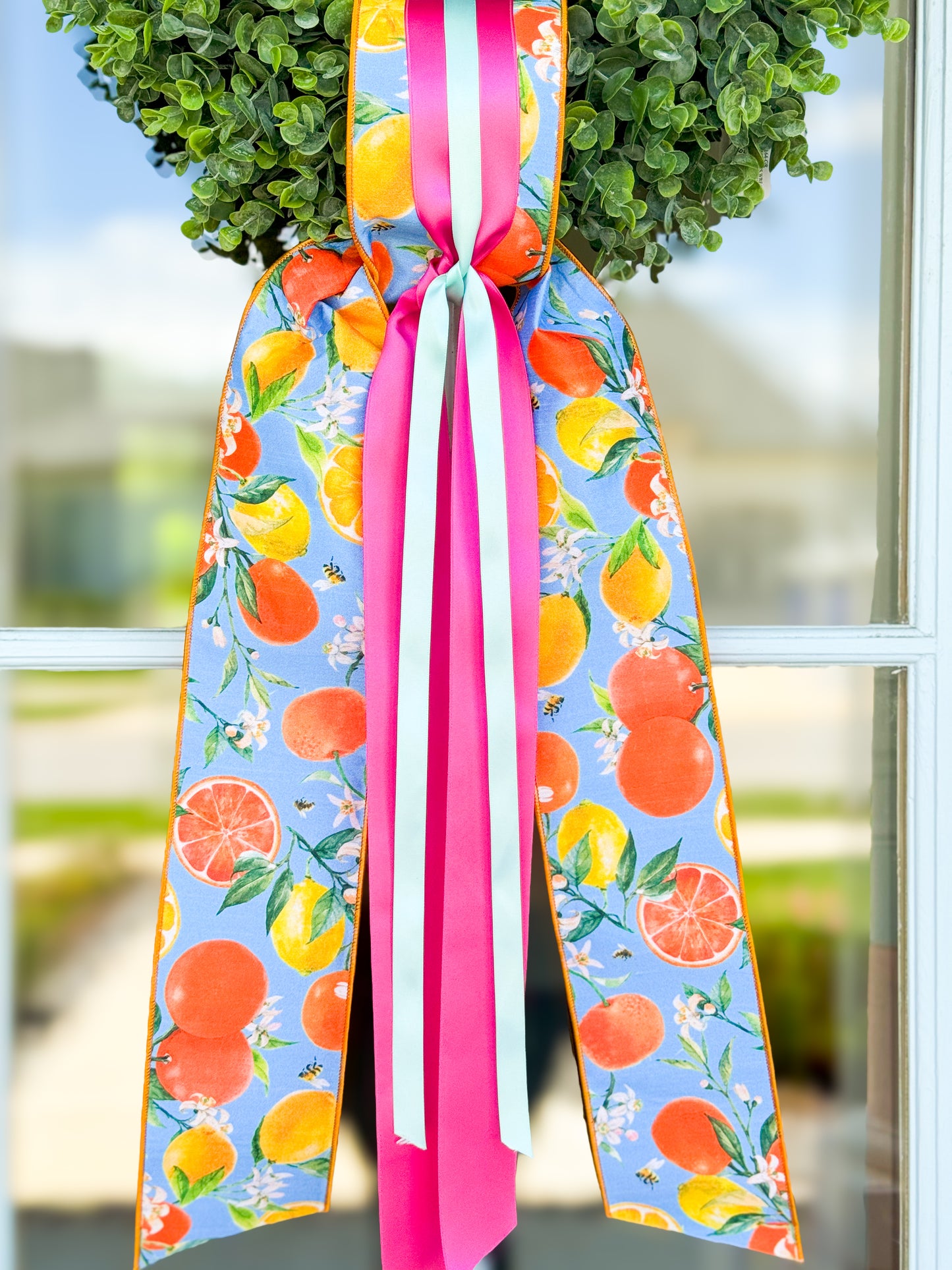 The Summer Citrus Wreath And Sash