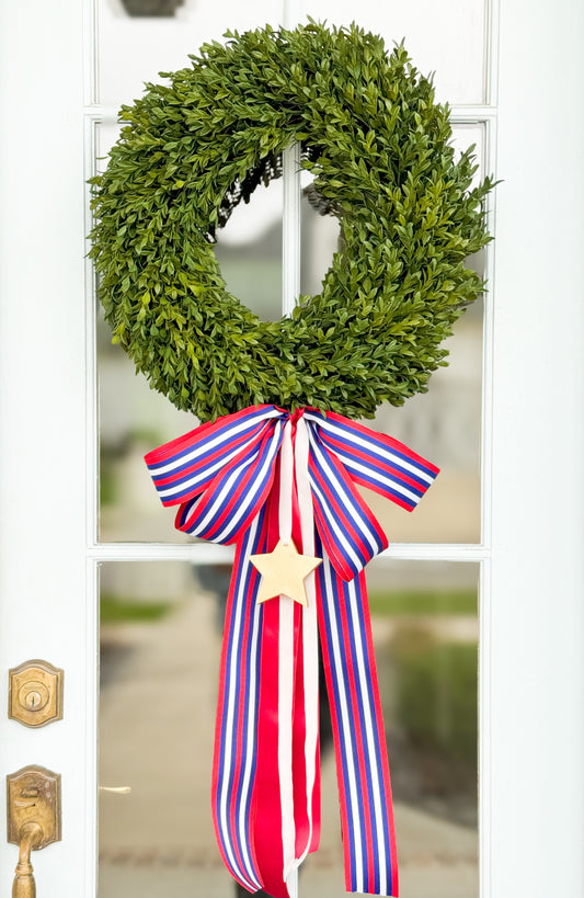 The Oh My Stars Bow And Tea Leaf Wreath