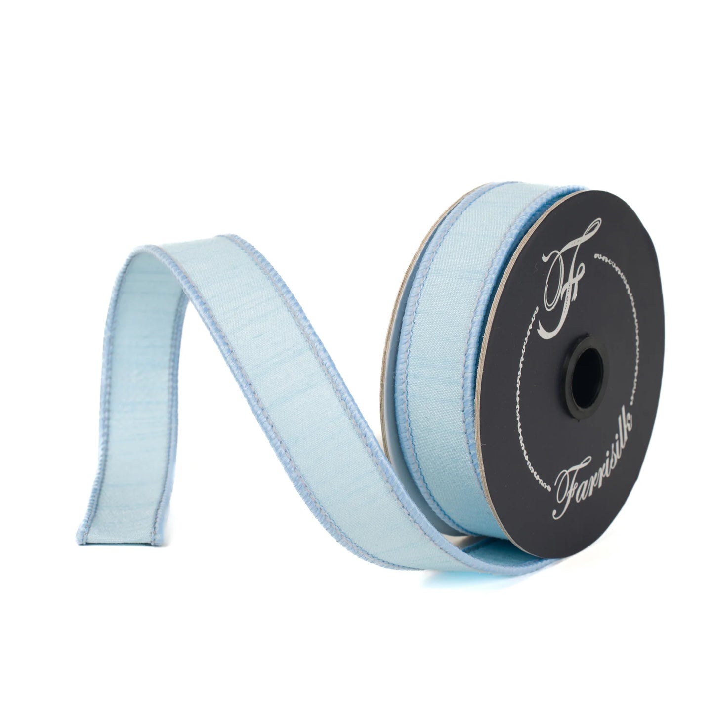 Baby Blue Dupion Ribbon