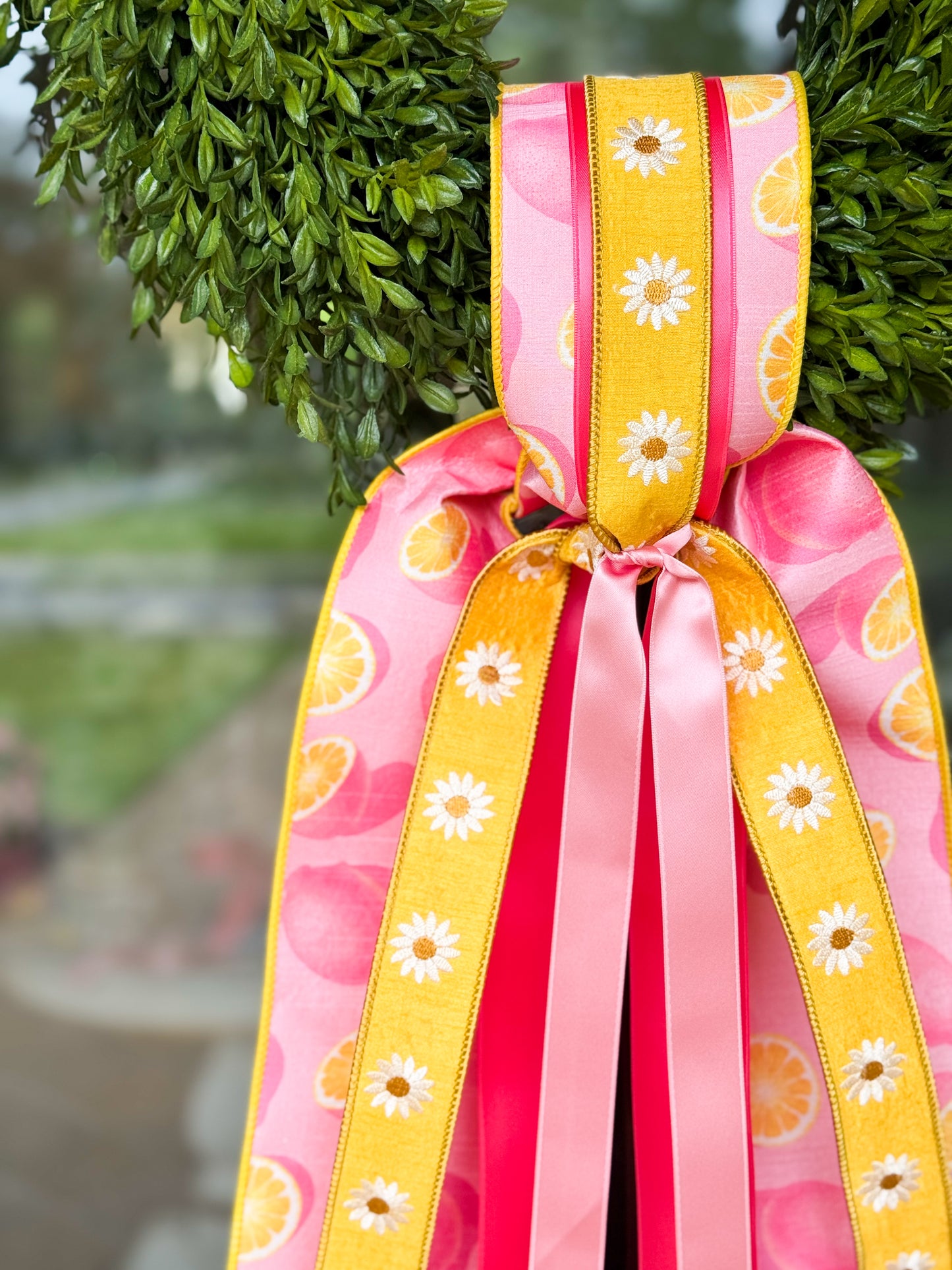 The Citrus And Sunshine Tea Leaf Wreath