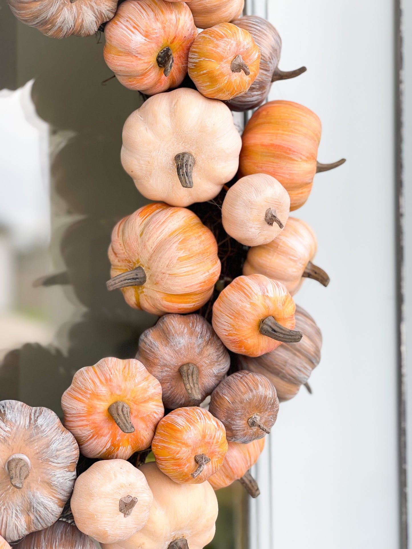 Mixed Pumpkin Wreath