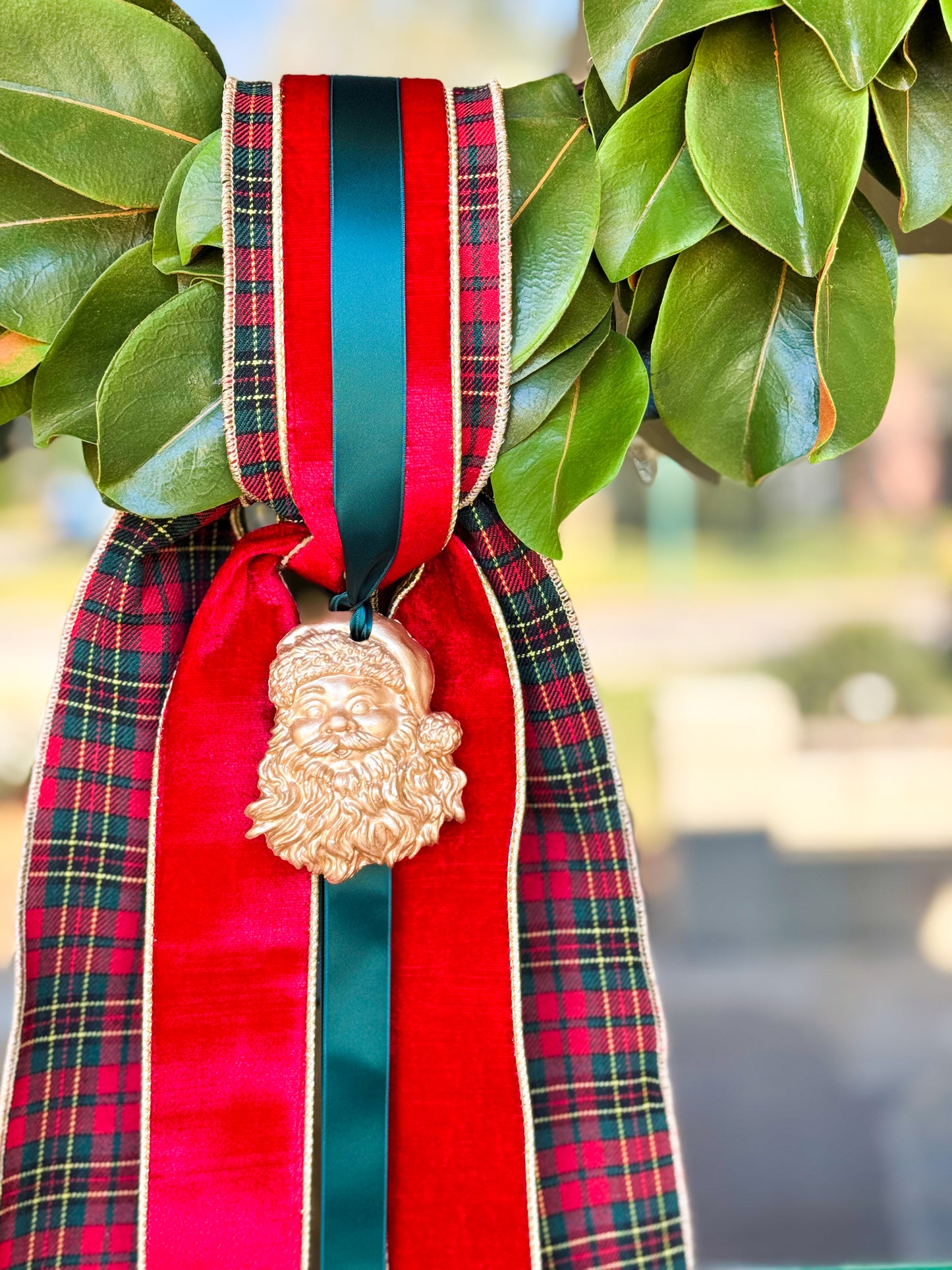 RL Noel Magnolia Wreath & Sash