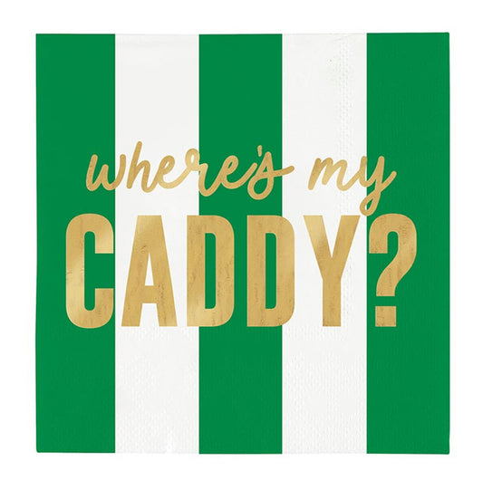 Where's My Caddy? Beverage Napkins