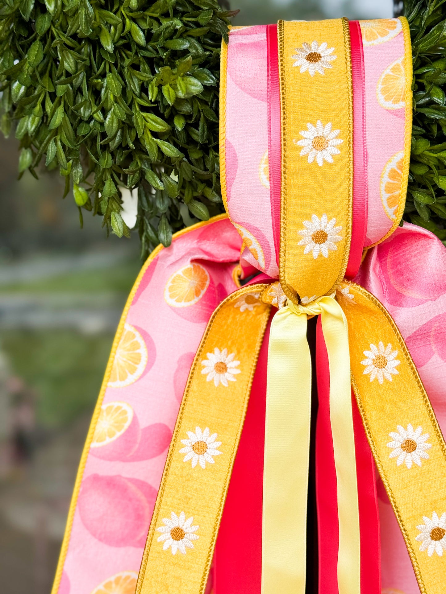The Citrus And Sunshine Tea Leaf Wreath