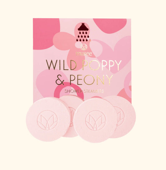 Wild Poppy & Peony Shower Steamers