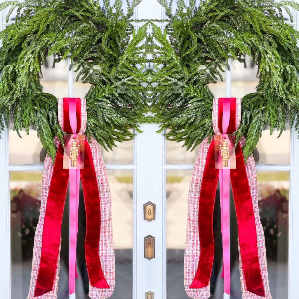 Wreath & Sash Subscription (Double Door)