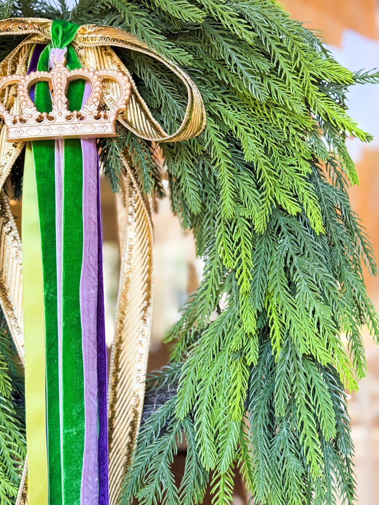 Queen Of The Krewe Wreath