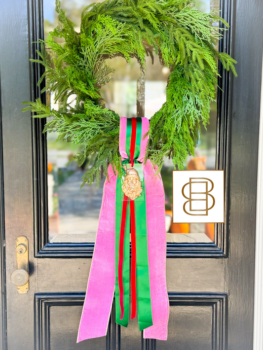 Papa Noel Wreath And Sash