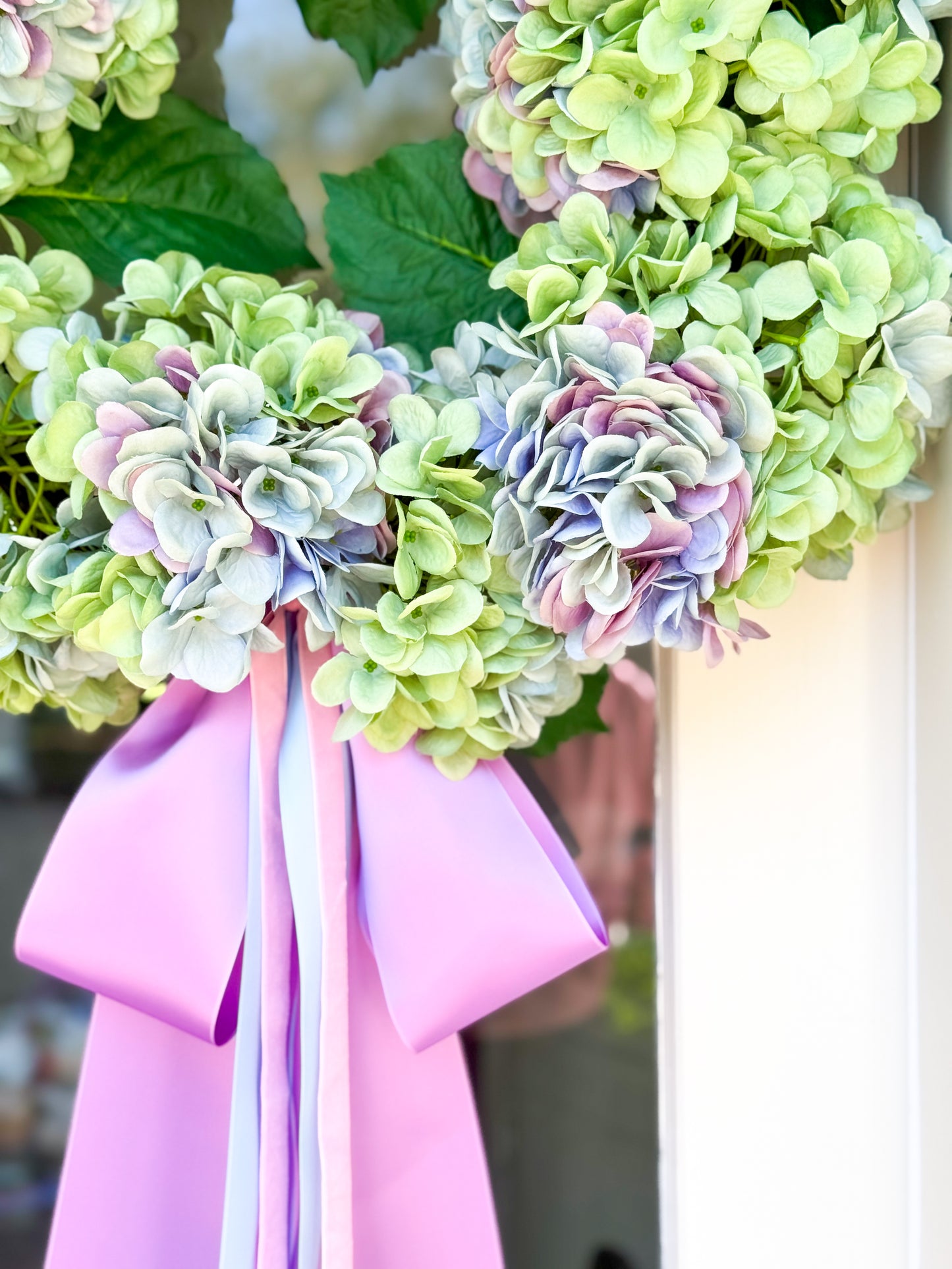 Garden Party Hydrangea Wreath