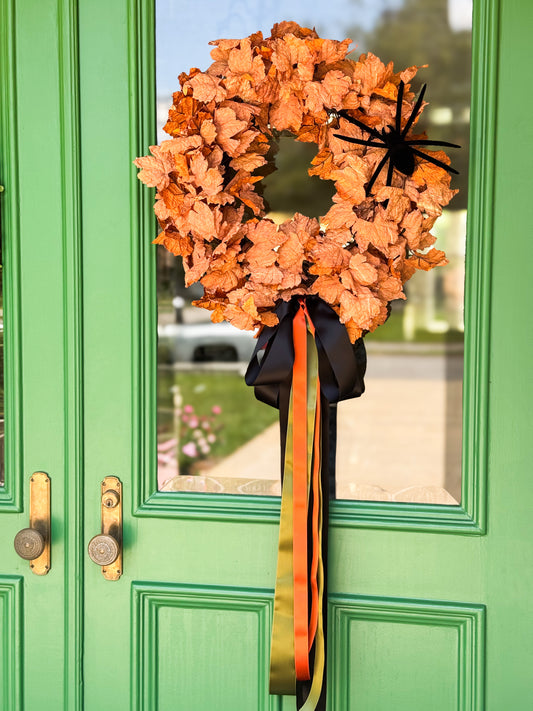 Midnight Creeper Halloween Wreath