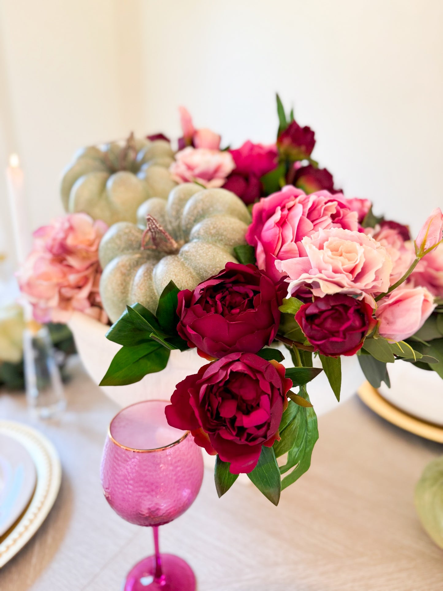 Peony Harvest Fall Décor Box