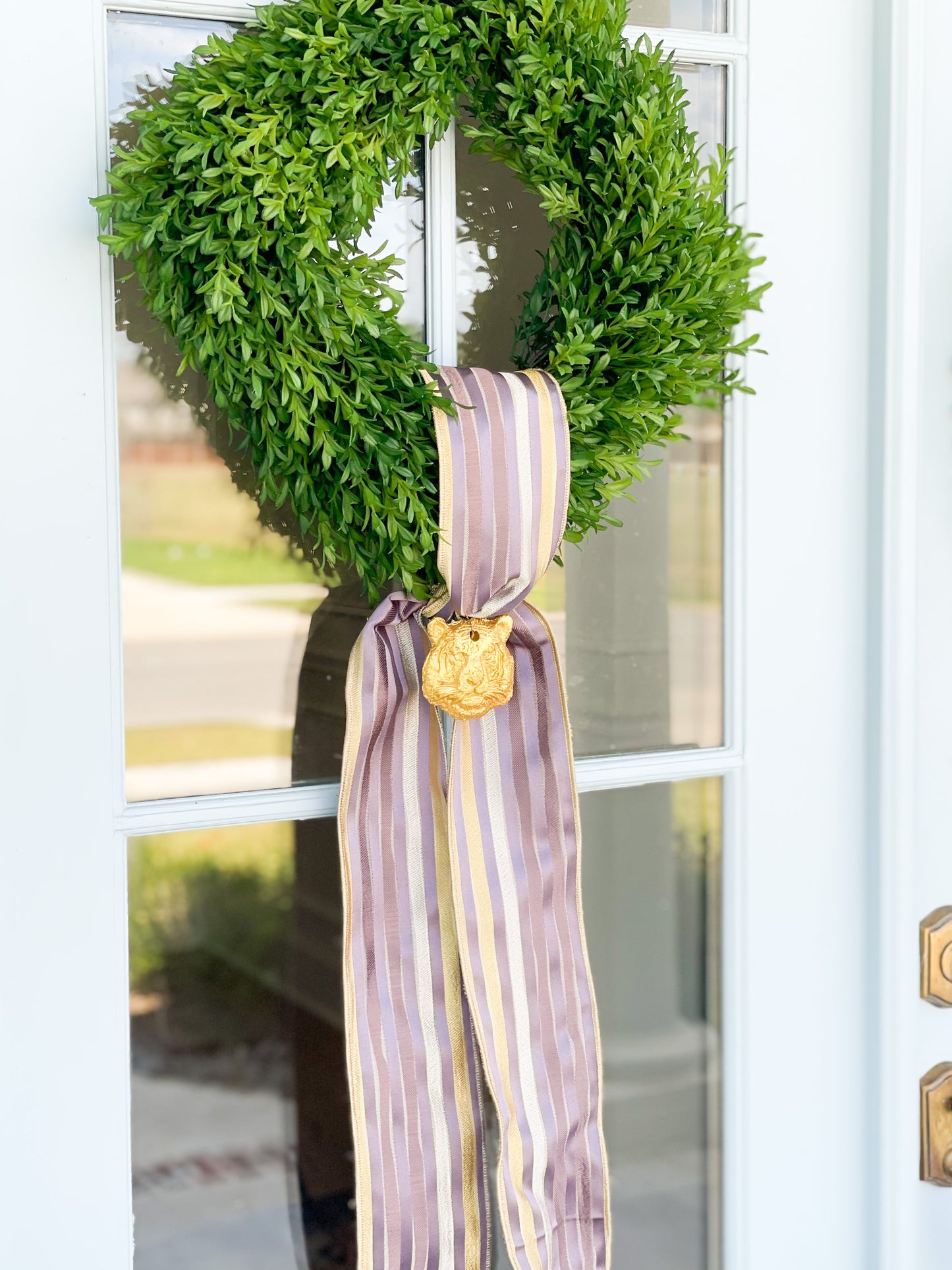 Victory Wreath And Sash With Tiger Head