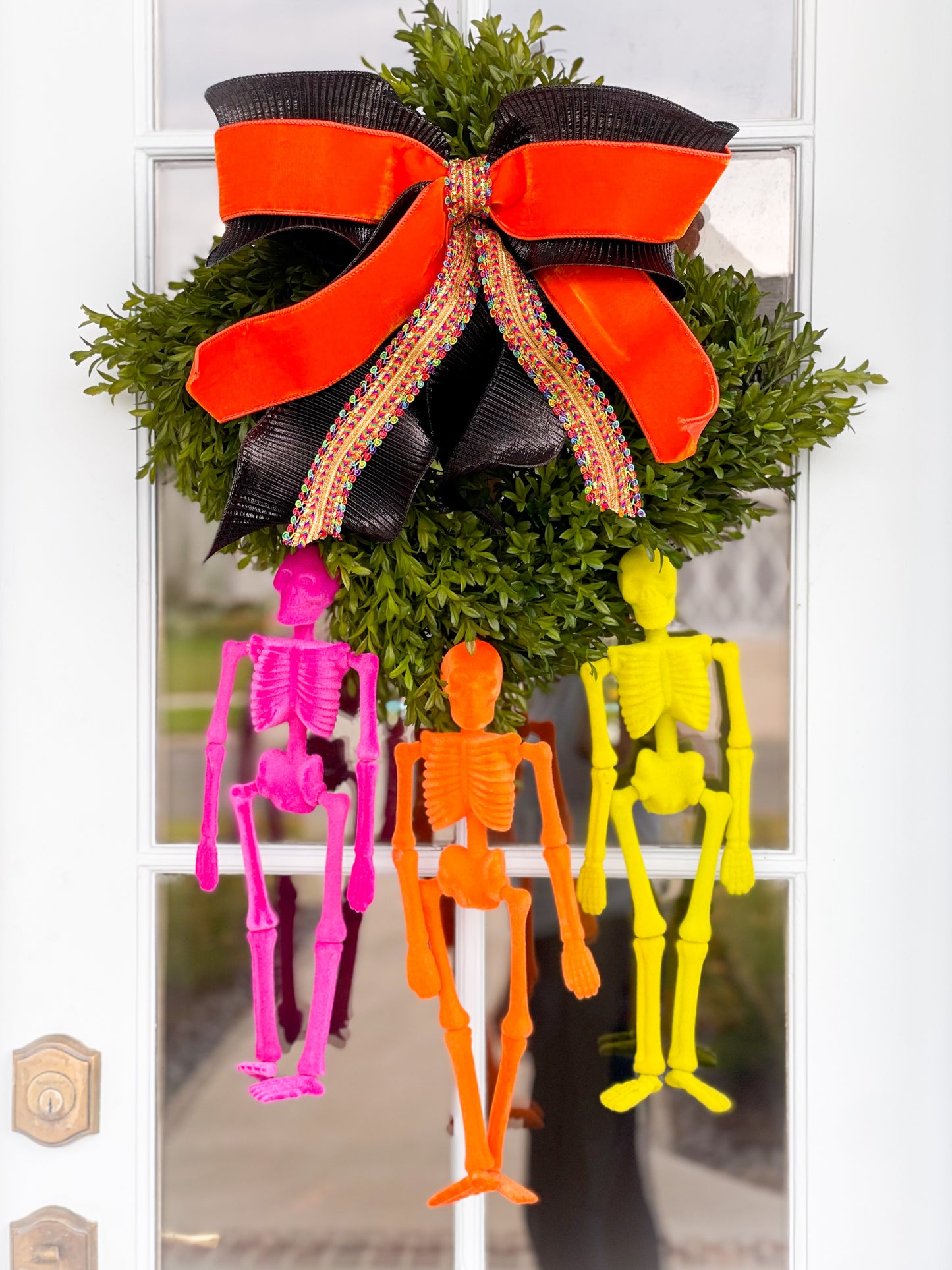 Spooky Scary Skeletons Wreath