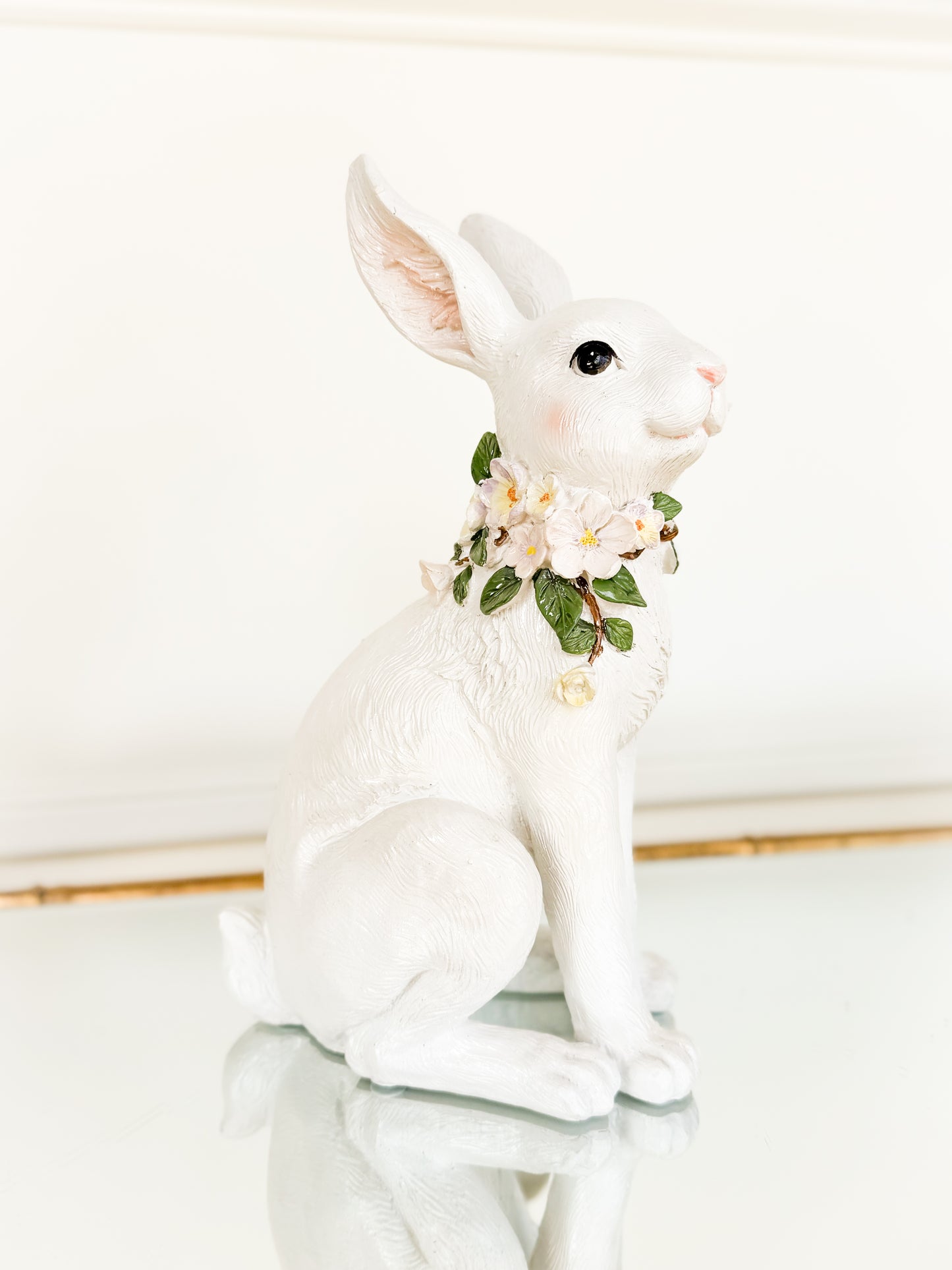 Set of Two Floral Bunnies