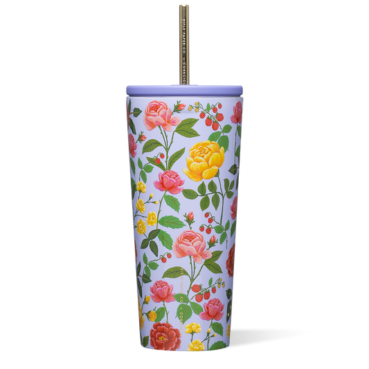 RIFLE PAPER CO. COLD CUP
INSULATED TUMBLER WITH STRAW
