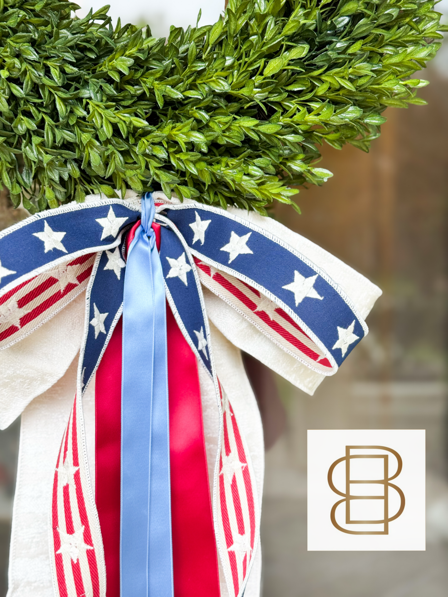 Miss America Tea Leaf Wreath