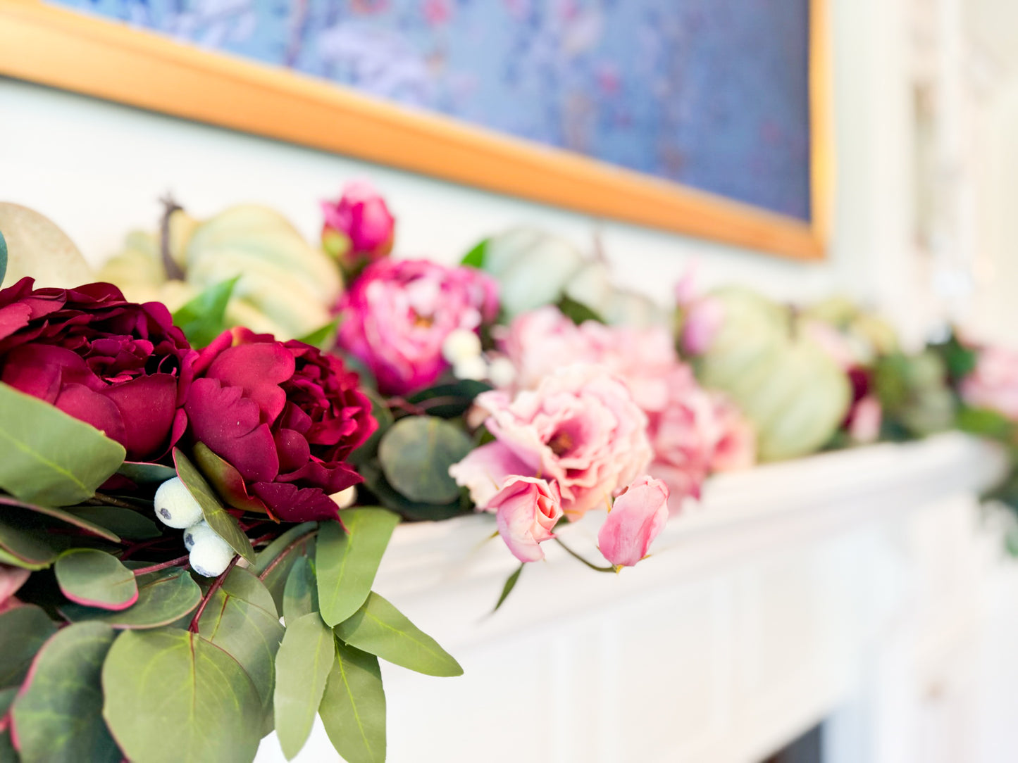 Peony Harvest Fall Décor Box
