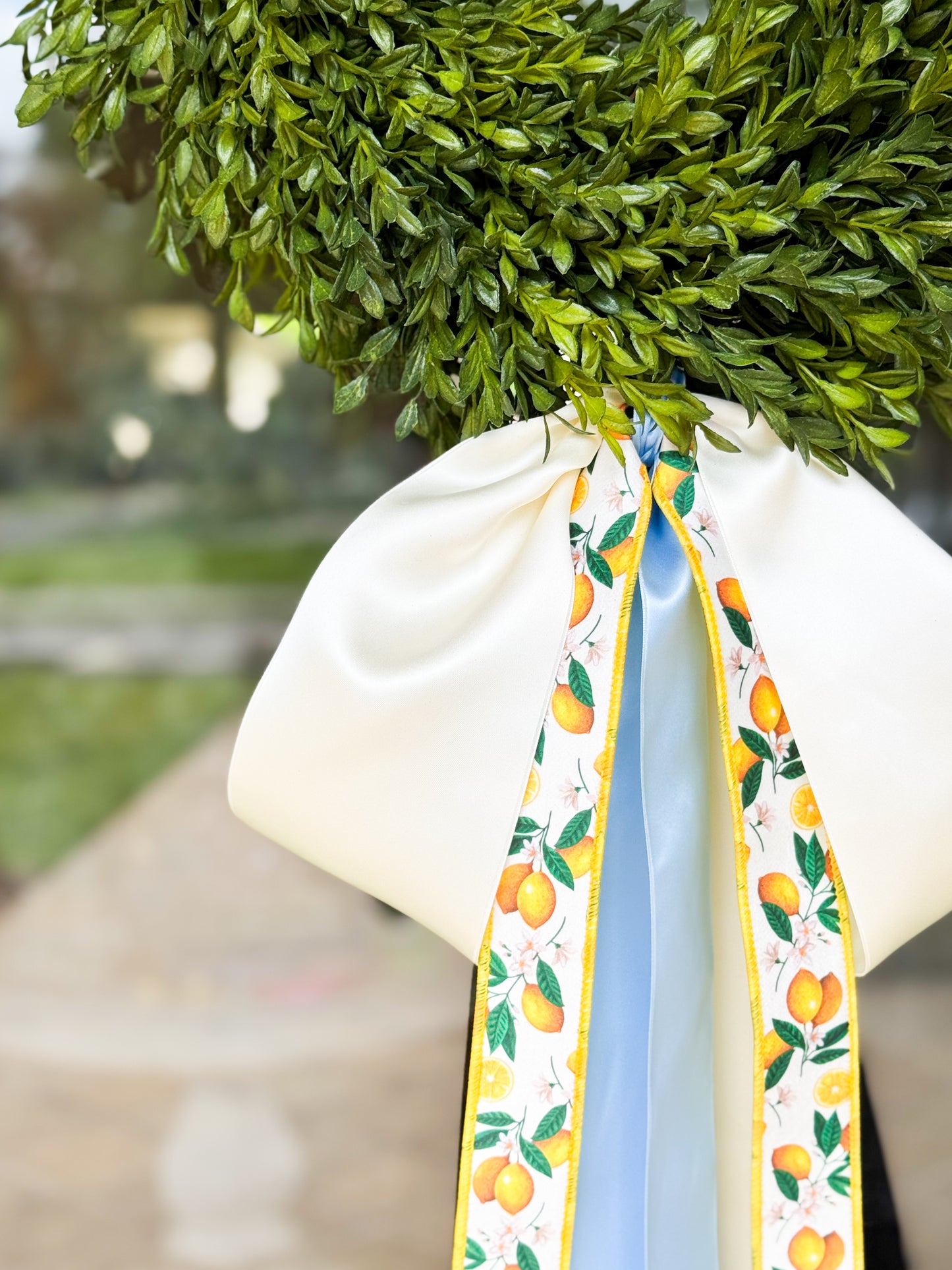 The Citrus Charm Tea Leaf Wreath