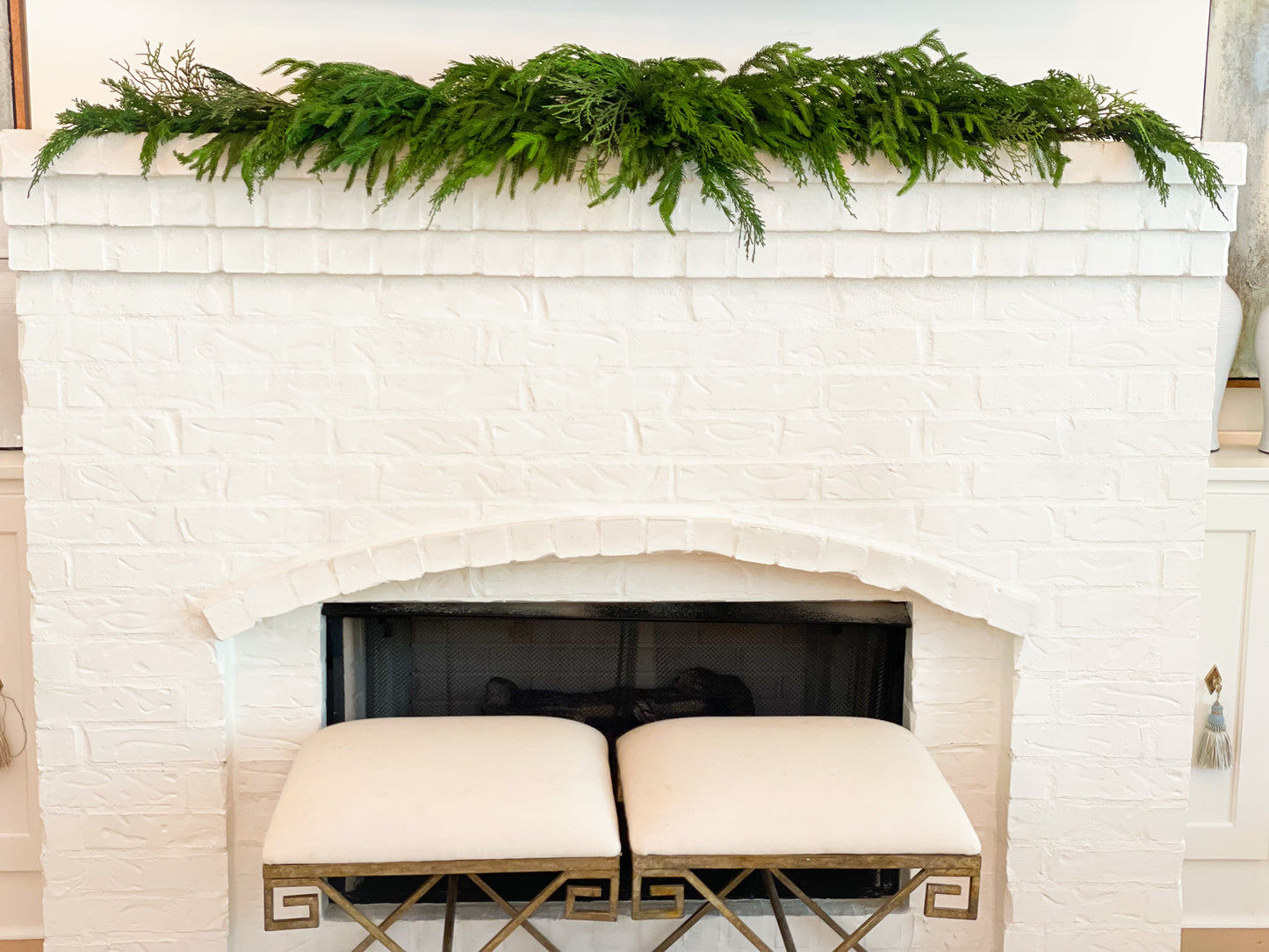 Norfolk Pine/ Cypress Mixed Swag
